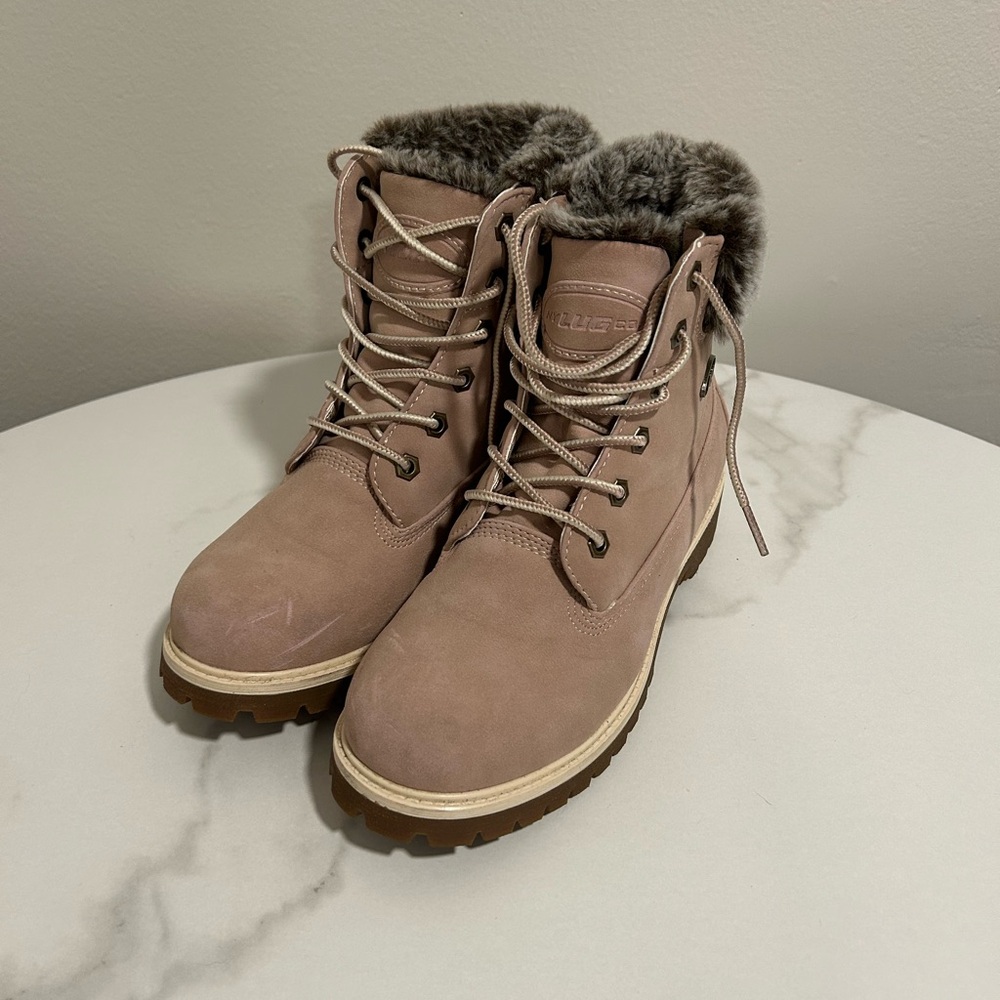 LUGZ Empire Hi Fur Lace Up Winter Boot